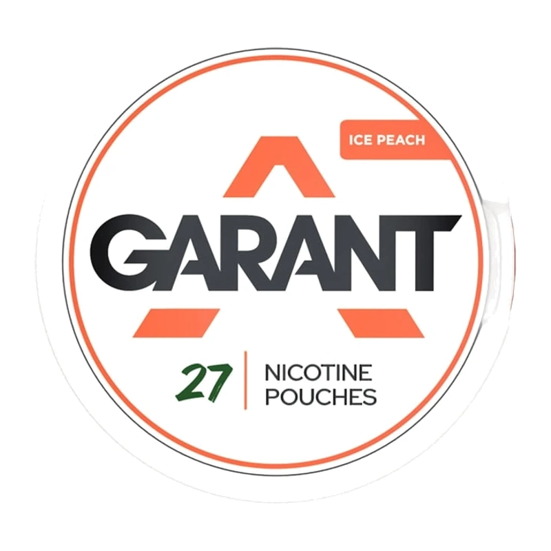 Garant Nicotine Pouches · 27 pouches ICE PEACH