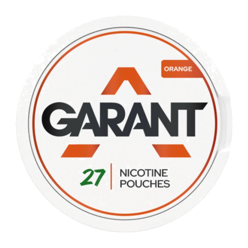 Garant Nicotine Pouches · 27 pouches ORANGE LIGHT