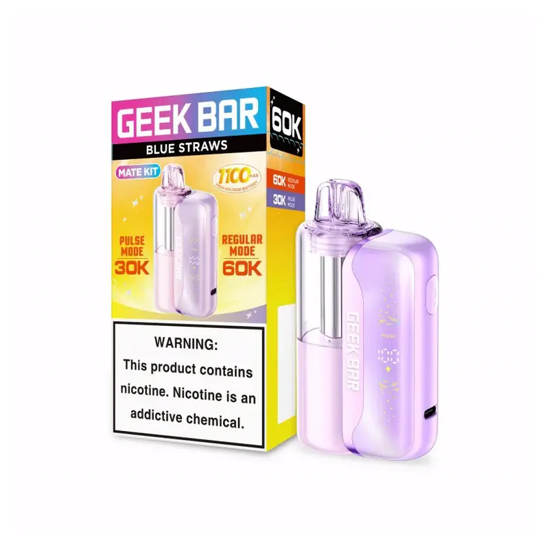Geek Bar MATE 60K Kit 5% 15ml BLUE STRAWS