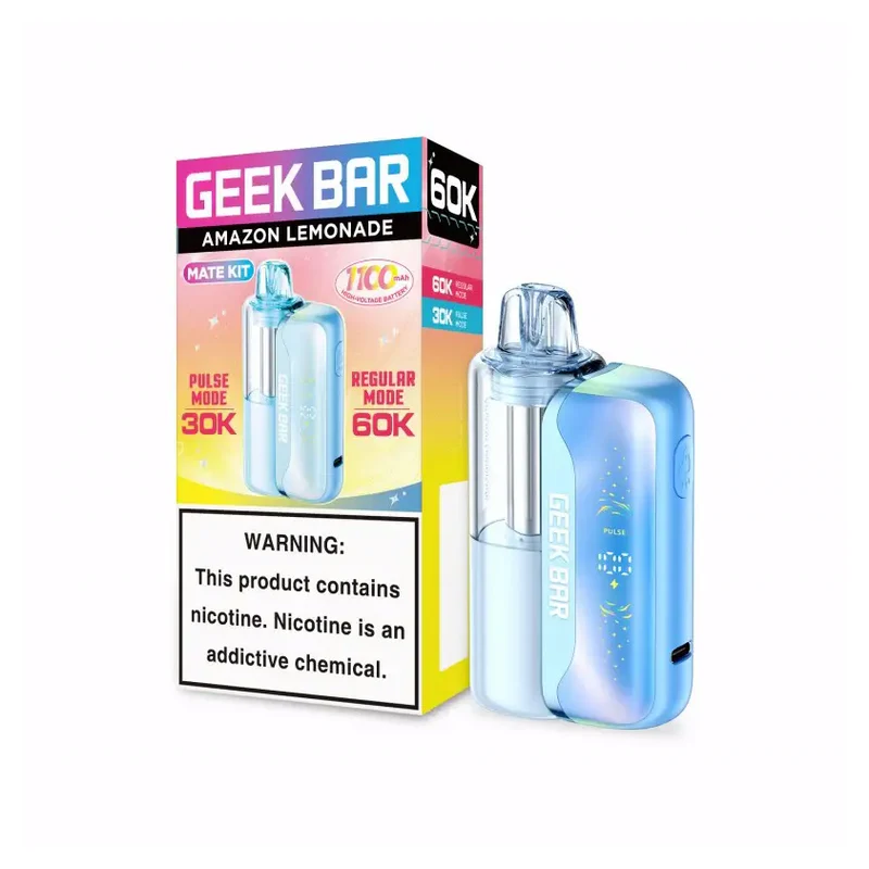 Geek Bar MATE 60K Prefilled Pod System 5% 15ml AMAZON LEMONADE