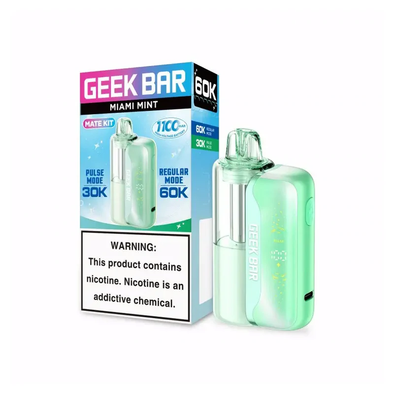 Geek Bar MATE 60K Prefilled Pod System 5% 15ml MIAMI MINT