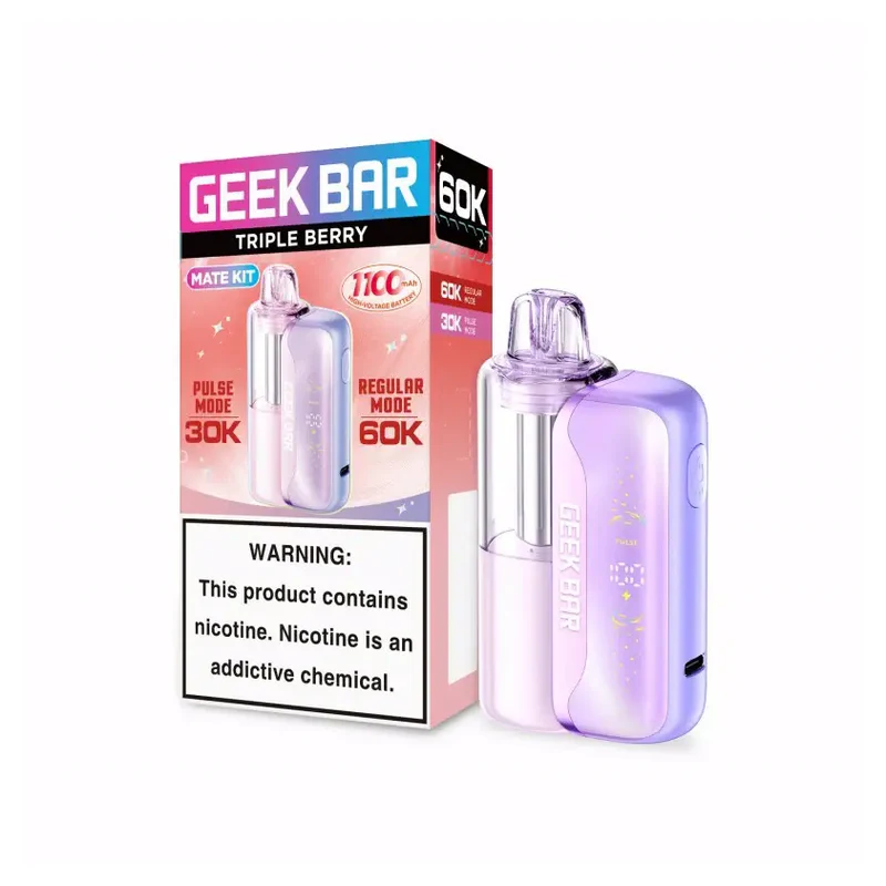 Geek Bar MATE 60K Prefilled Pod System 5% 15ml TRIPLE BERRY