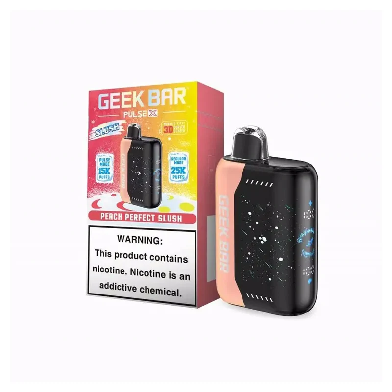 Geek Bar PULSE X 25K 5% 18ml PEACH PERFECT SLUSH❄SLUSH EDITION❄