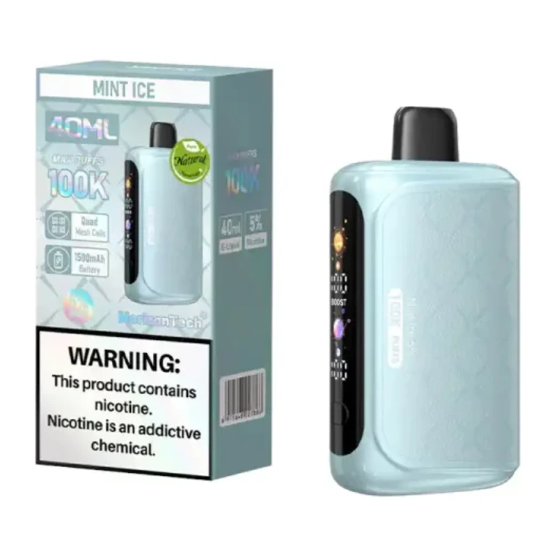 HorizonTech 100K Disposable Vape 5% 40ml MINT ICE
